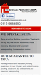 Mobile Screenshot of heritagepreservation.co.uk